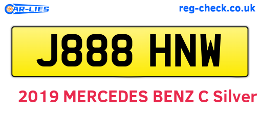 J888HNW are the vehicle registration plates.