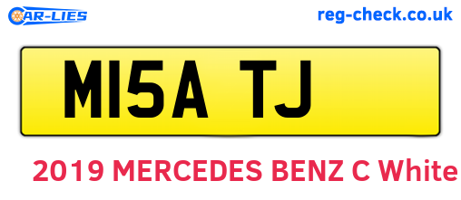 M15ATJ are the vehicle registration plates.