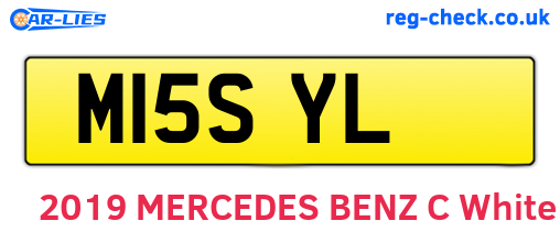M15SYL are the vehicle registration plates.