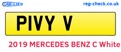 P1VYV are the vehicle registration plates.