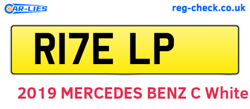 R17ELP are the vehicle registration plates.