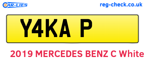 Y4KAP are the vehicle registration plates.