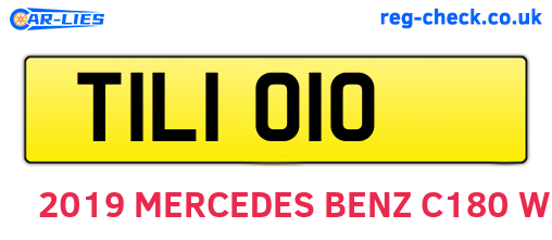 TIL1010 are the vehicle registration plates.