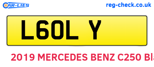 L6OLY are the vehicle registration plates.