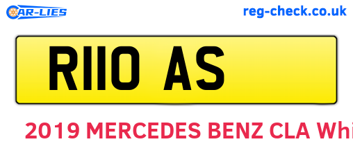 R11OAS are the vehicle registration plates.