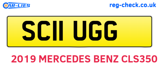 SC11UGG are the vehicle registration plates.