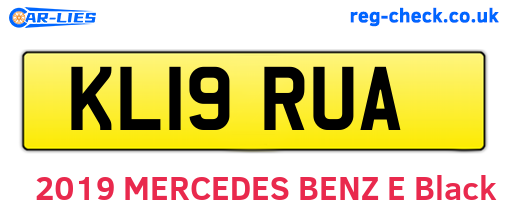 KL19RUA are the vehicle registration plates.