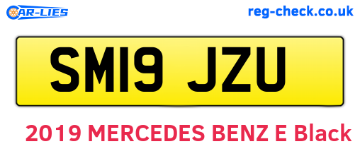 SM19JZU are the vehicle registration plates.