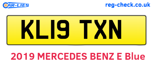KL19TXN are the vehicle registration plates.