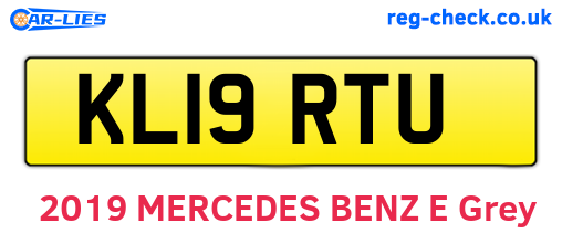 KL19RTU are the vehicle registration plates.