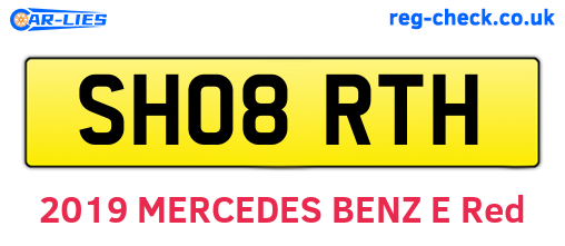 SH08RTH are the vehicle registration plates.
