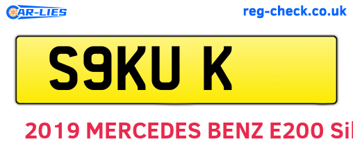 S9KUK are the vehicle registration plates.