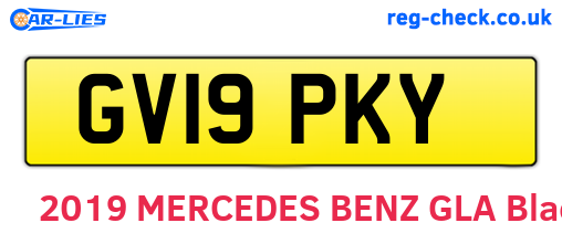 GV19PKY are the vehicle registration plates.