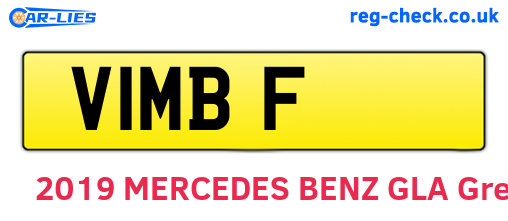 V1MBF are the vehicle registration plates.