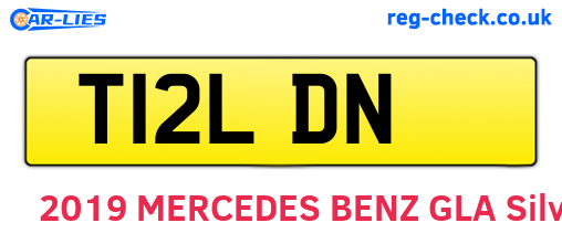 T12LDN are the vehicle registration plates.