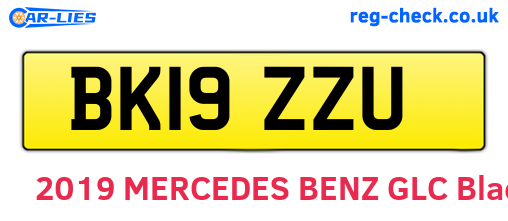 BK19ZZU are the vehicle registration plates.