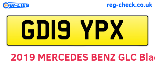 GD19YPX are the vehicle registration plates.