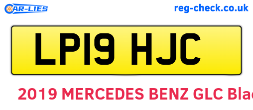 LP19HJC are the vehicle registration plates.