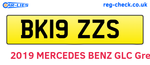 BK19ZZS are the vehicle registration plates.
