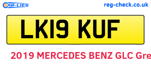 LK19KUF are the vehicle registration plates.