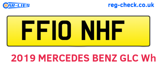 FF10NHF are the vehicle registration plates.