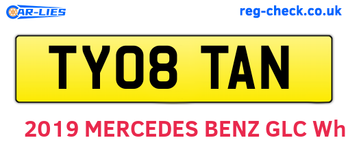 TY08TAN are the vehicle registration plates.