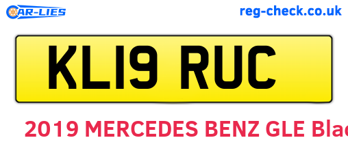 KL19RUC are the vehicle registration plates.