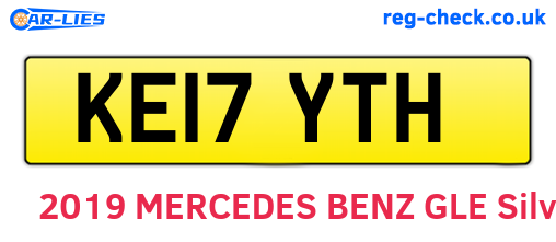 KE17YTH are the vehicle registration plates.