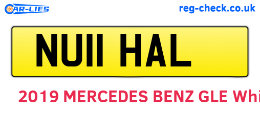 NU11HAL are the vehicle registration plates.