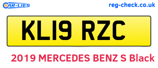 KL19RZC are the vehicle registration plates.