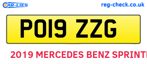 PO19ZZG are the vehicle registration plates.