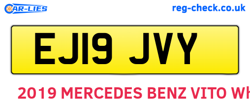 EJ19JVY are the vehicle registration plates.