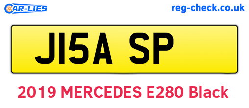 J15ASP are the vehicle registration plates.