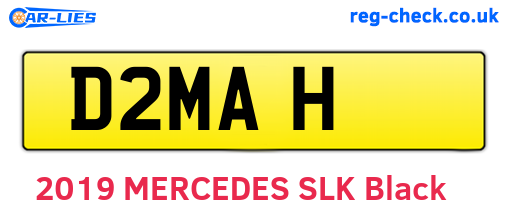 D2MAH are the vehicle registration plates.