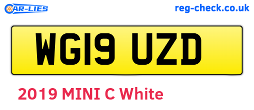 WG19UZD are the vehicle registration plates.