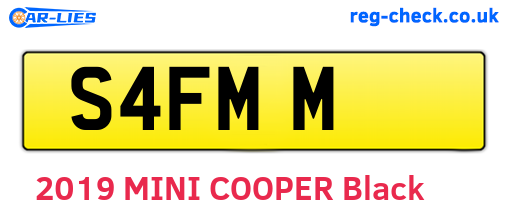 S4FMM are the vehicle registration plates.