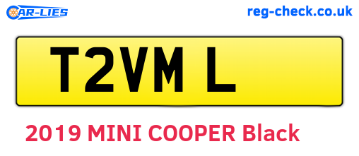 T2VML are the vehicle registration plates.