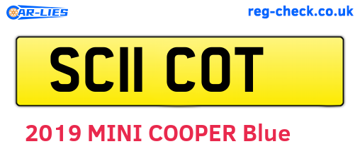 SC11COT are the vehicle registration plates.