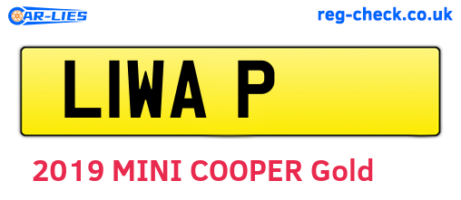 L1WAP are the vehicle registration plates.