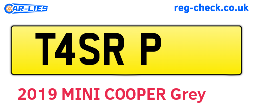 T4SRP are the vehicle registration plates.