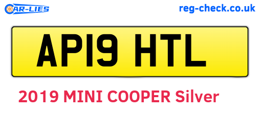 AP19HTL are the vehicle registration plates.