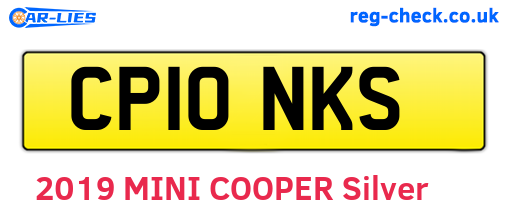 CP10NKS are the vehicle registration plates.