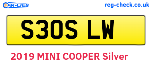 S30SLW are the vehicle registration plates.