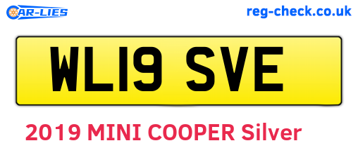 WL19SVE are the vehicle registration plates.
