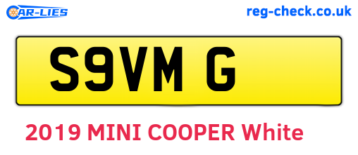 S9VMG are the vehicle registration plates.