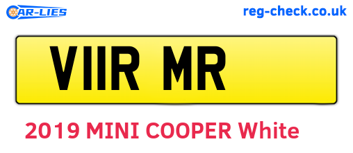 V11RMR are the vehicle registration plates.
