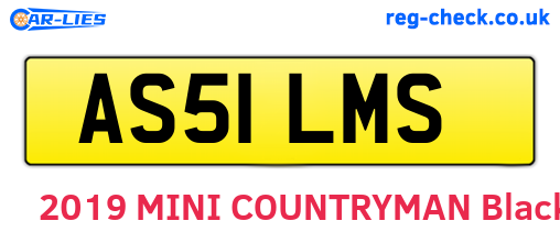AS51LMS are the vehicle registration plates.
