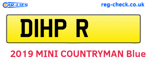 D1HPR are the vehicle registration plates.