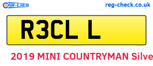 R3CLL are the vehicle registration plates.