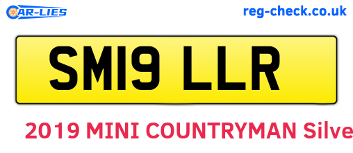 SM19LLR are the vehicle registration plates.